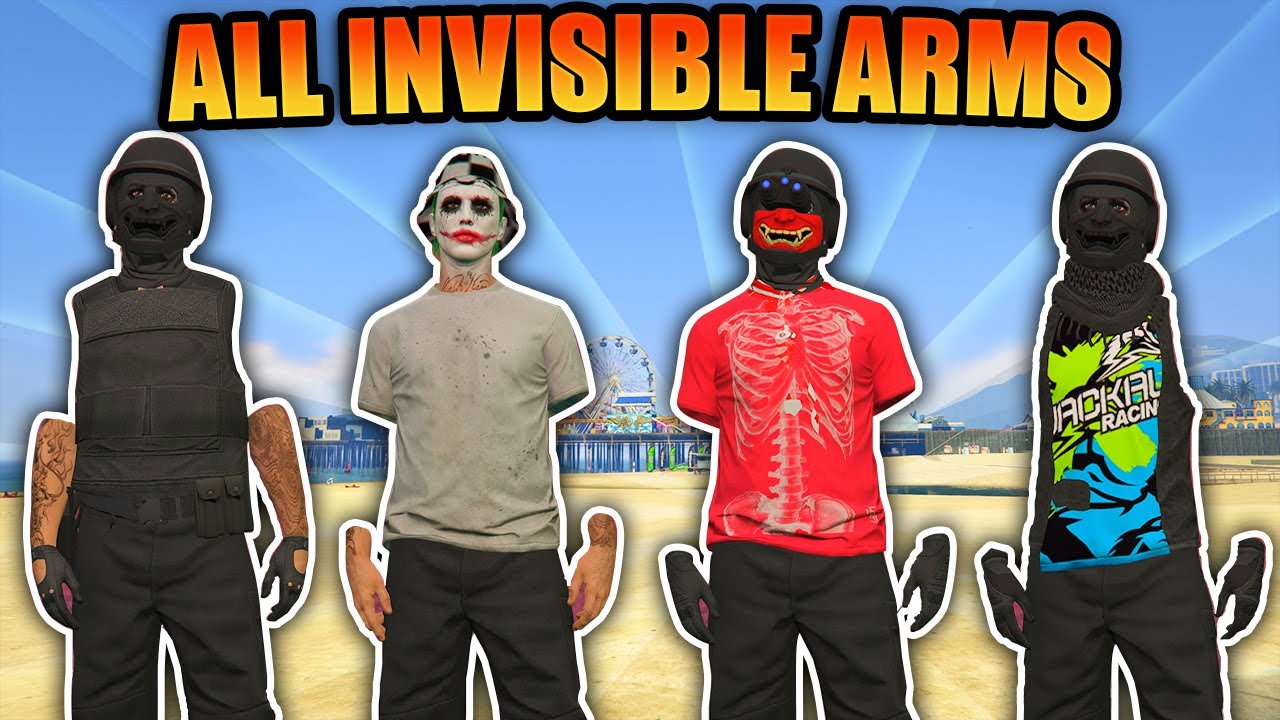 ALL PERMANENT INVISIBLE ARMS GLITCH IN GTA 5 ONLINE 1.61! (GTA 5 No Arms Glitch)