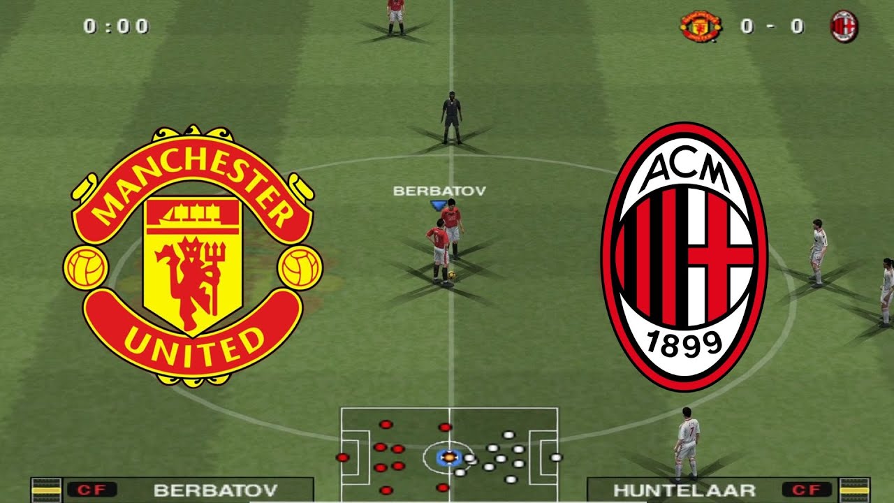 Winning Eleven 2012 - Manchester United vs Milan UEFA | PS2
