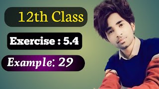 NCRT class 12th Ex 5.4 Example 28,29 | Class 12th Continuity And Differentiability Example Que