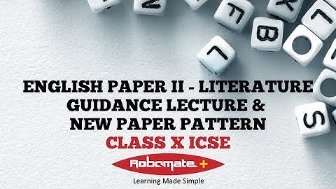 English Paper II for Class X ICSE Board Exam 2019
