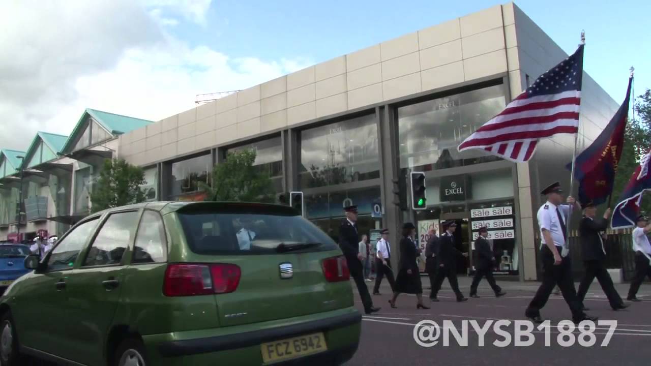 The New York Staff Band March in Bangor, Northern Ireland YouTube