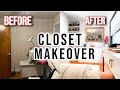 EXTREME DIY CLOSET MAKEOVER + Storage and Organizing Hacks! @LampsPlus