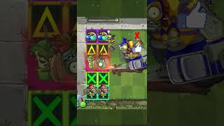PvZ 2 - Bamboo Spartan Plants Team & Other Plant Teams Vs Gargantuar Zombies #shorts #pvz2