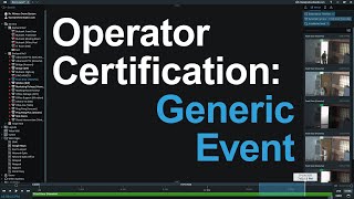 22 - Generic Event - Nx Operator Certification