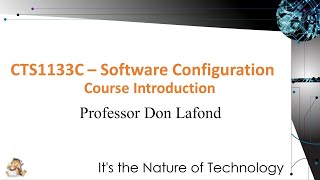 CTS1133C Software Configuration Course Introduction