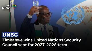 Zimbabwe wins United Nations Security Council seat for 2027-2028 term