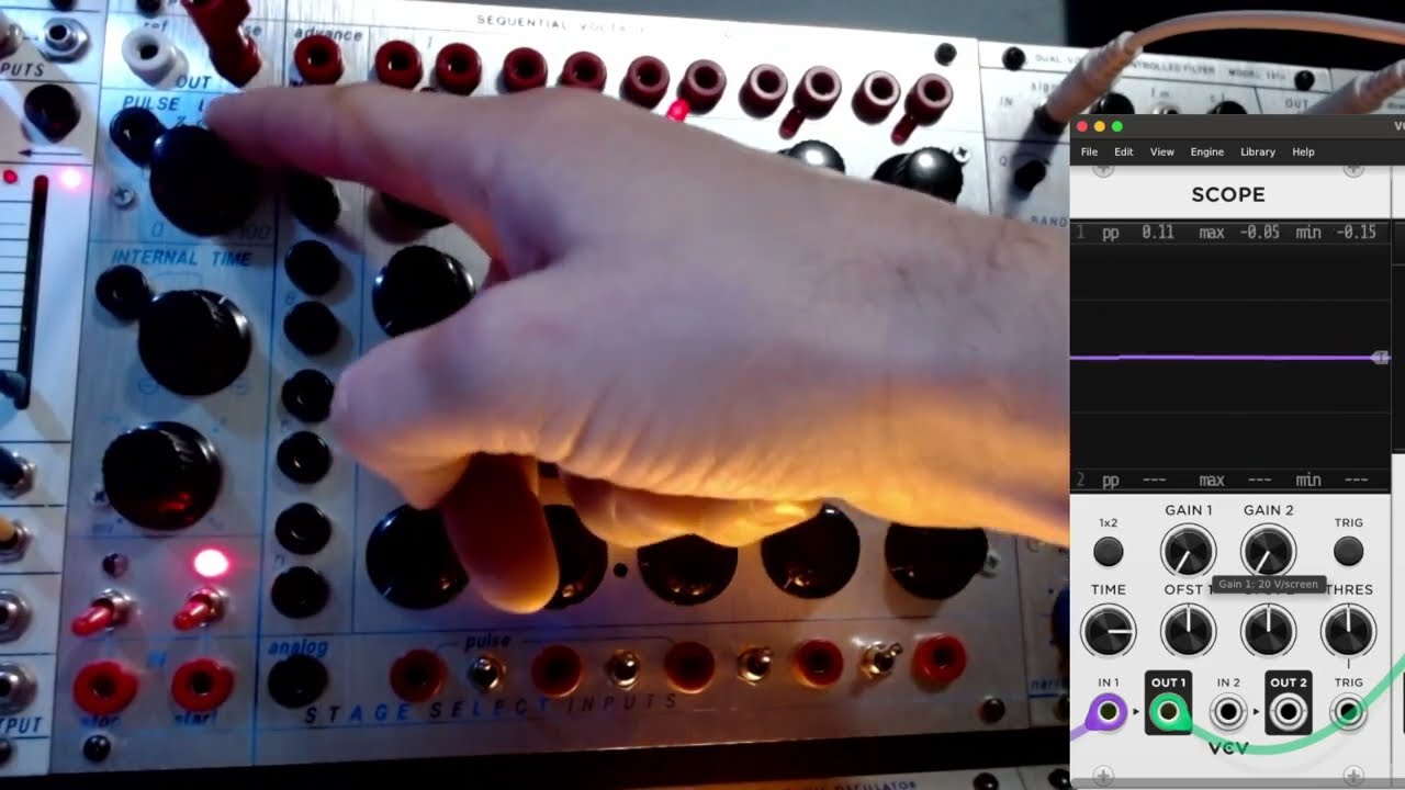Buchla Lesson - 245r Sequential Voltage Source (Modular Sequencer