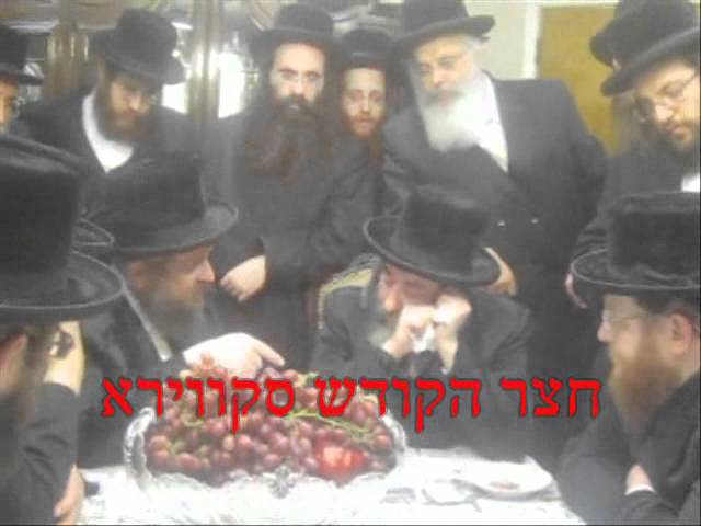 Rachmastrivka Rebbe visiting Skver BP Rebbe - Cheshvan 5772