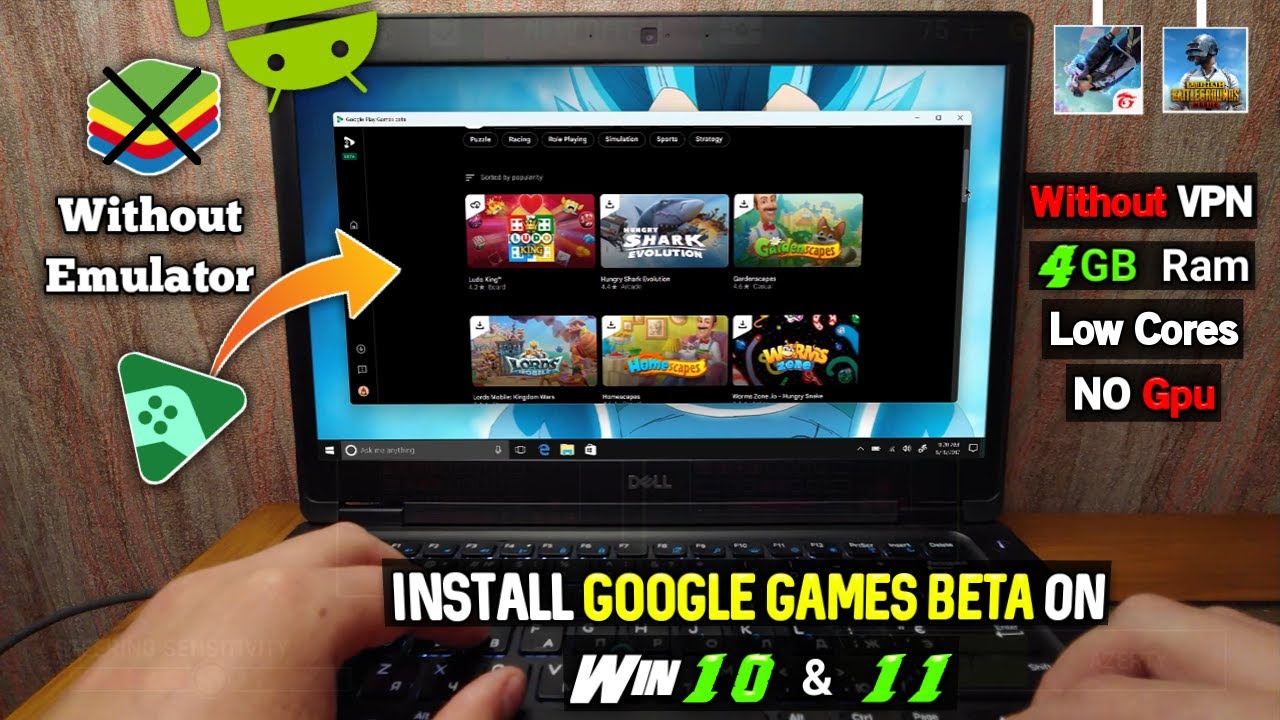 Como instalar o Google Play Games no PC com Windows 11/10 gratuitamente -  All Things Windows