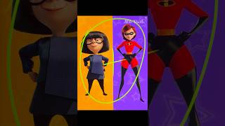 Edna Mode glow up into Helen Parr Incredibles