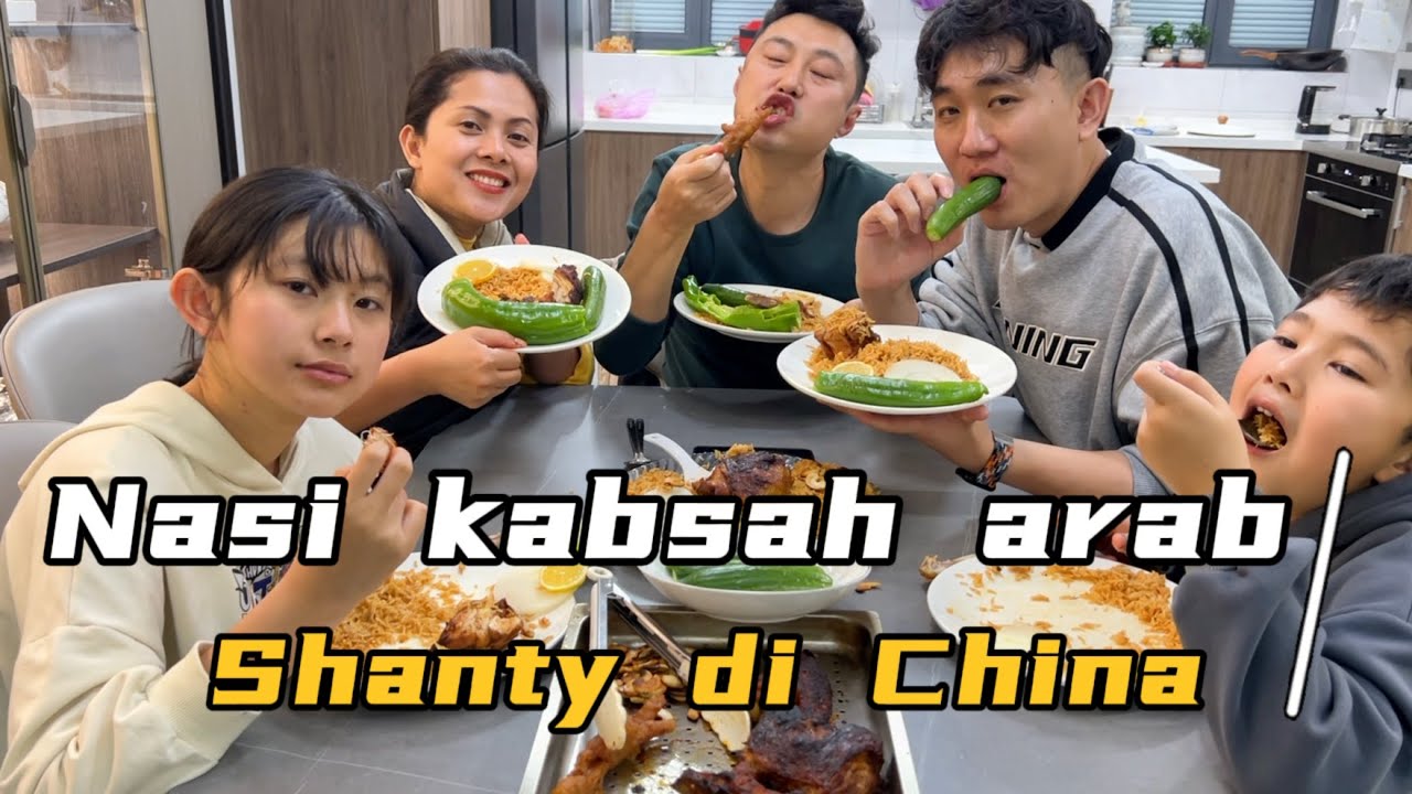 MASAK NASI KABSAH DENGAN BUMBU PRAKTIS,RASANYA ENAK BANGET,KELUARGA CHINA KU GAK BISA BERHENTI MAKAN