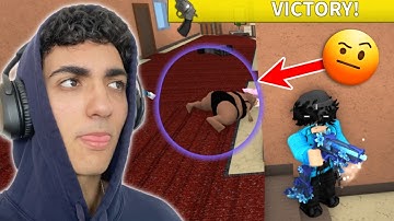 Playing MM2 With a EYE TRACKER... (Murder Mystery 2)