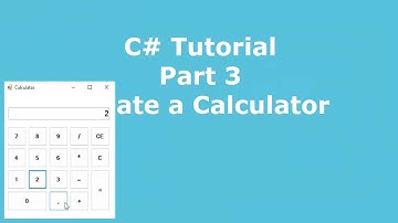 C# Tutorial Part 4 || Creating a Windows Calculator (Bangla, Bengali)