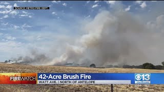 Firefighters Respond To 2 Vegetation Fires In Sacramento Region