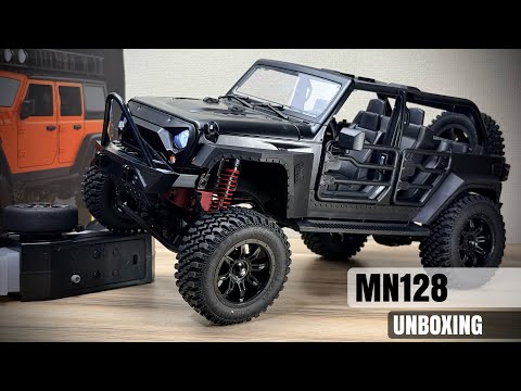 Unboxing !! MN128 RC 4WD RTR Scale 1:12