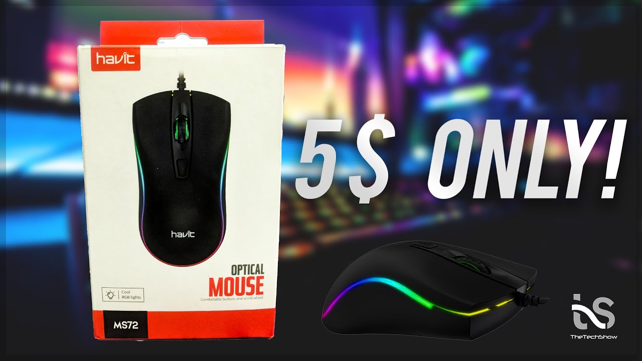 5$ Gaming Mouse - Havit MS72 Review - YouTube