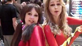 Dragon*con 2009 Electra Woman & Dyna Girl Lovely Ladies, Babes, Vixens, Hotties