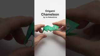 ORIGAMI CHAMELEON #shorts