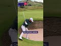 Now THAT is a bunker shot! 🏖️