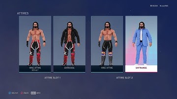 Seth Rollins WWE Superstar Threads Attire Showcase WWE 2K20 PS5 4K