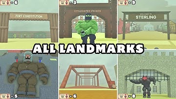 Dead Rails - All Landmarks & All Bosses | ROBLOX