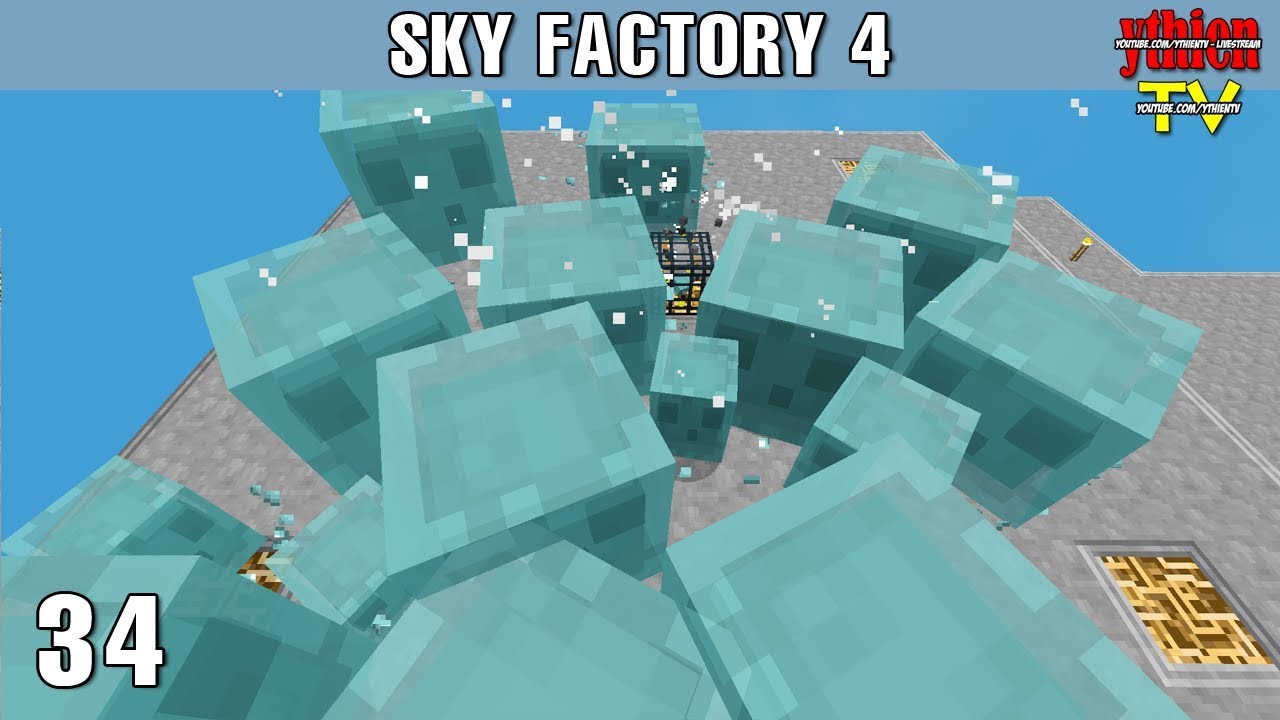 Minecraft Sky Factory 4 34 - Thảm Họa Kẹo Dẻo - YouTube