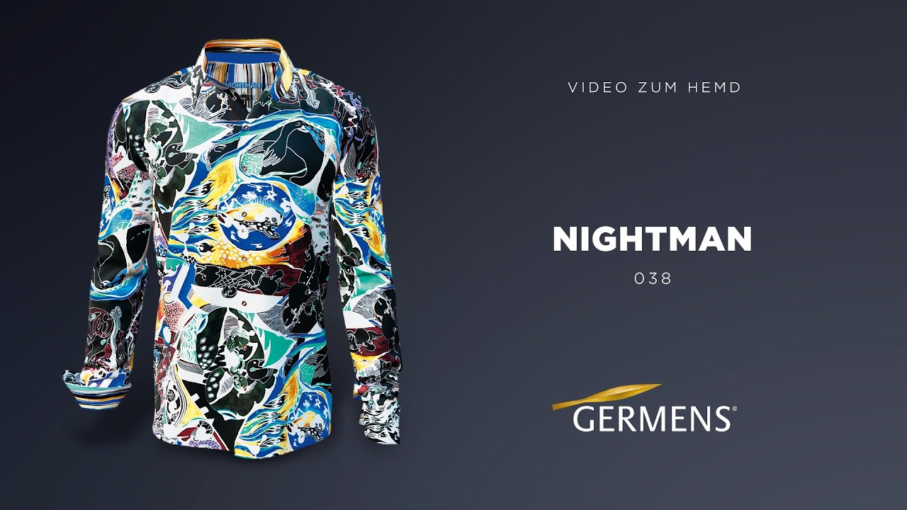 GERMENS Hemd NIGHTMAN (038) /// Künstler: Gregor-T. Kozik, Chemnitz /// Limitierung: 99