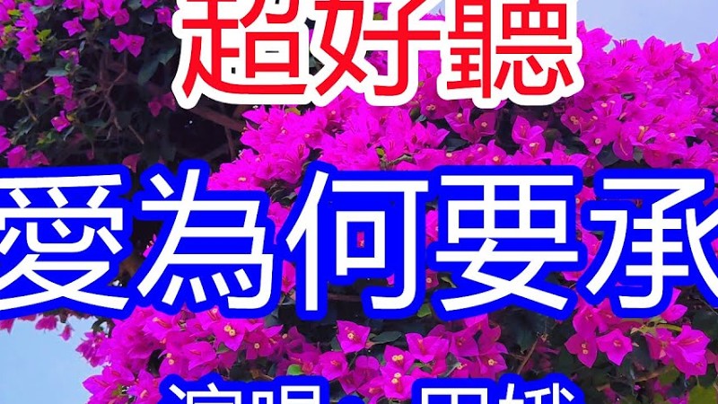 天呀！太好聽了，11月田娥超火傷感情歌《不愛為何要承諾》，獨特的嗓音，單曲循環聽不夠！就這樣你無情拋棄我，顆情淚不斷往下落！唱的撕心裂肺，聽得痛哭流涕！廣西風景！ 傷感情歌！療癒情歌！