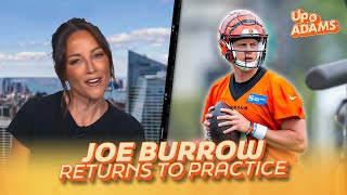 Joe Burrow Returns to Bengals Practice, and Kay Adams CANNOT Contain Herself about the Bengals