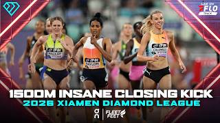 Women's 1500m Comes Down To Home Stretch Kick | Xiamen Diamond League 2026