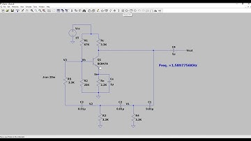 RC Phase Shift Oscillator - LTSPICE