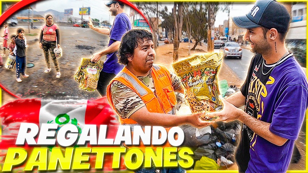 REGALANDO PANETÓN EN LAS CALLES DEL PERÚ!!