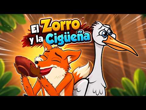 The Fox and the Stork + The Little Red Hen + Rumpelstiltskin ✨ | Tales | Spanish Story