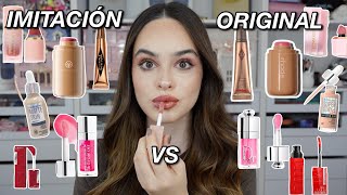 PROBANDO IMITACIONES DE MAQUILLAJE VS ORIGINAL