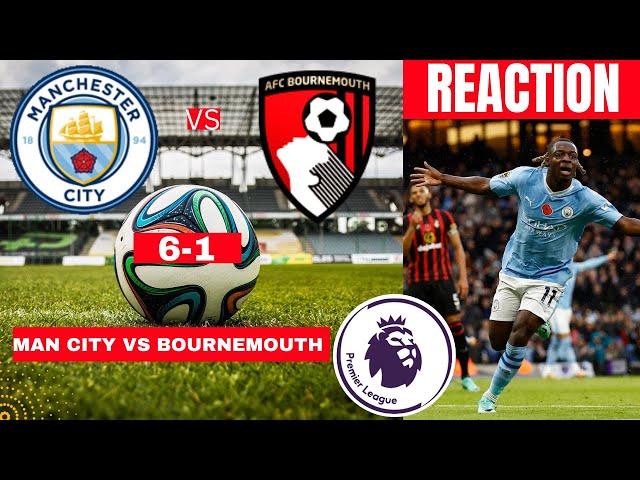 Manchester City vs Bournemouth LIVE: Premier League result and