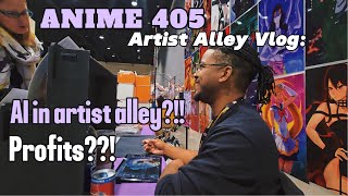 Anime 405 OKC Artist Alley Adventures: Profits! and finding AI art in Artist Alley.