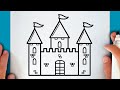 HOW TO DRAW A CASTLE