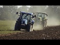 Szántás Claas Arion 650, New Holland t6.175