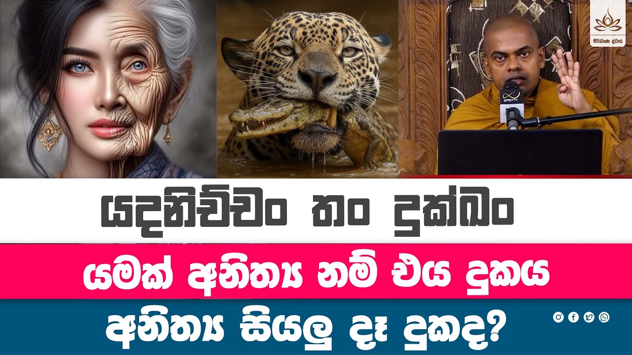 යමක් අනිත්‍යනම් එය දුකද | පූජනීය කිරිවත්තුඩුවේ අරියදස්සන ස්වාමීන්