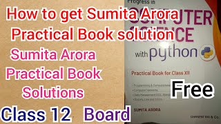 Sumita Arora Practical book solutions Class 12 || Practical book solutions Sumita Arora Class 12