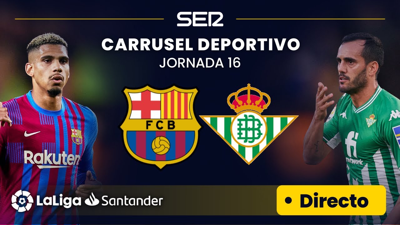 Clasificaciones de jugadores de betis contra fc barcelona