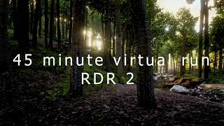 45 minute virtual running video