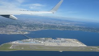 SKY765(千歳行き)セントレア離陸&雲に映し出された機影 180721