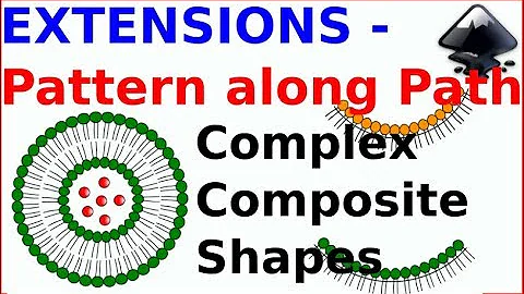 Inkscape for scientists - 20 | Pattern along path with the Extensions Menu - complex shapes
