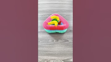 ✨ Satisfying Pop Tubes Robot ASMR Video | DIY Fun 🤩 #relaxing #asmr #shorts #diy #asmrsound #robot