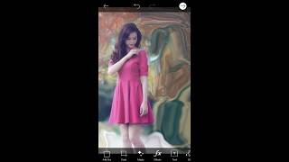 How to Make a Melting Background Edit With PicsArt | 2017|. screenshot 4