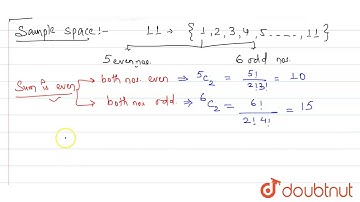 Two integers are selected at random from the integers 1 to 11.