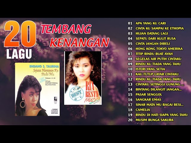 Ria Resty Fauzy, Endang S Taurina Full Album🌱Lagu Nostalgia Paling Enak 🍹Lagu Kenangan Tembang Lawas class=