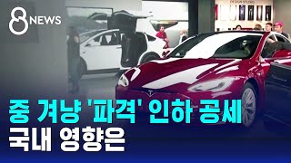 '중 겨냥' 테슬라 파격 인하…국내 전기차 업계 영향은 / SBS 8뉴스
