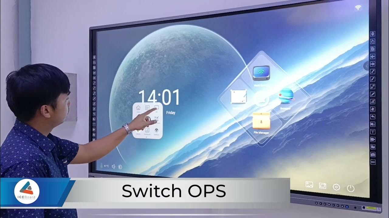 Manual Guide ICE Board E2 Series, how to change Home Background, Switch